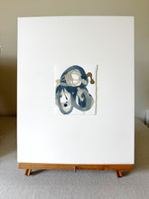 Load image into Gallery viewer, Steel blue &amp; suede