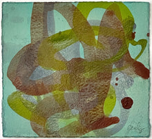 Load image into Gallery viewer, Dark aqua &amp; burnt sienna