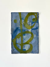 Load image into Gallery viewer, Indigo &amp; chartreuse ￼