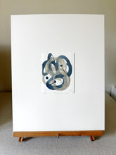 Load image into Gallery viewer, Steel blue &amp; suede