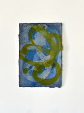 Load image into Gallery viewer, Indigo &amp; chartreuse