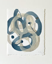 Load image into Gallery viewer, Steel blue &amp; suede