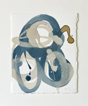 Load image into Gallery viewer, Steel blue &amp; suede