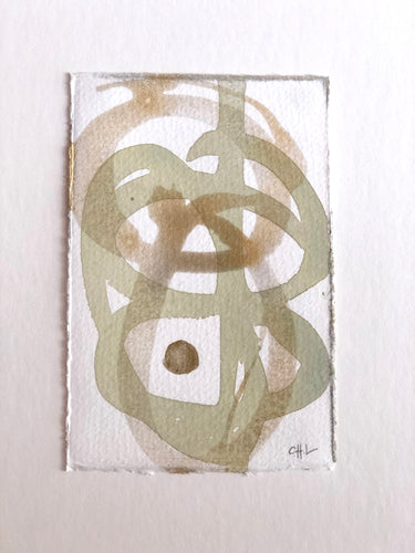 Misty green & antique gold