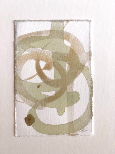 Misty green & antique gold